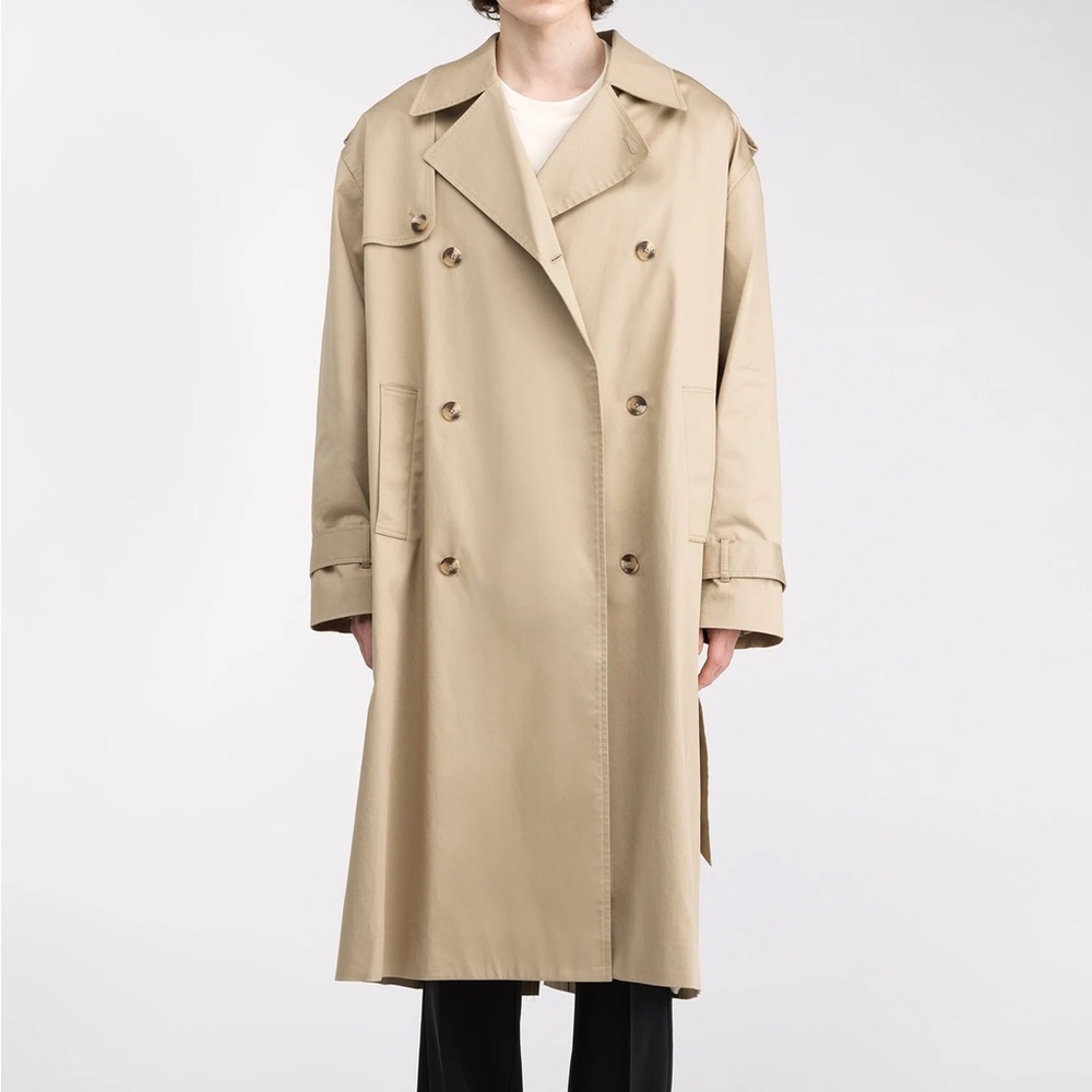 OAK + FORT Water Repellent Cotton Trench Coat Unisex